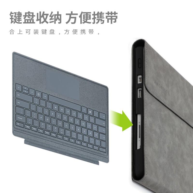 Чехол для Surface Pro 8 с полной защитой, тонкий, деловой, ручной работы из искусственной кожи, легкий, защитный, для офиса и путешествий