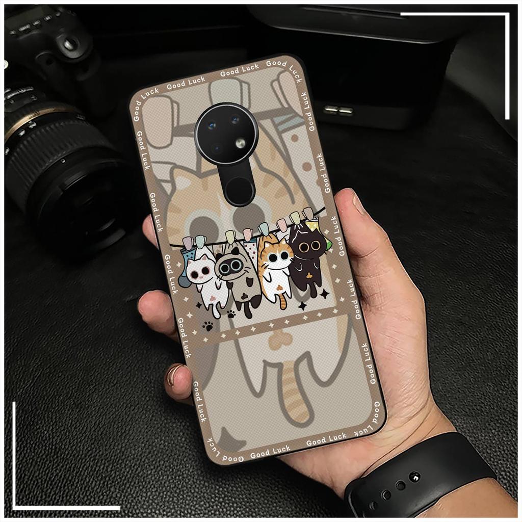 Грязеотталкивающий Прочный Чехол для телефона для Nokia 6.2/7.2 Силиконовый Противоударный Граффити Пыленепроницаемый Мультяшный Чехол для телефона Мягкий чехол