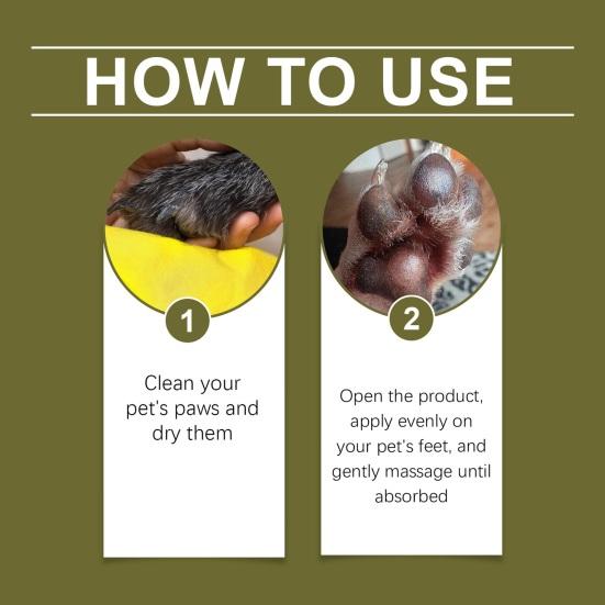 Бальзам для лапок домашних животных Натуральный увлажняющий защитный крем для носа домашних животных Защита от трещин на ногах