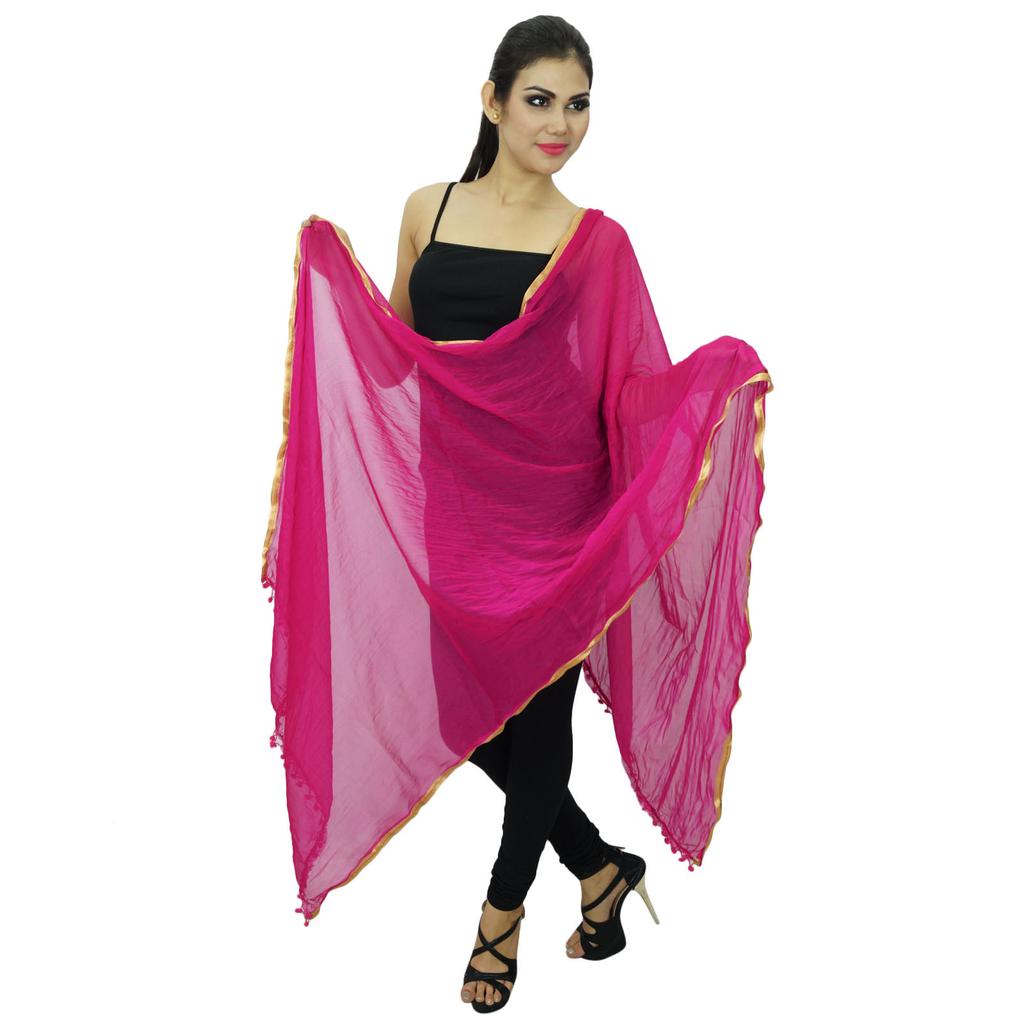 Шарфы из шифоновой смеси, женская одежда, палантин, накидка на шею, длинный подарок Dupatta для