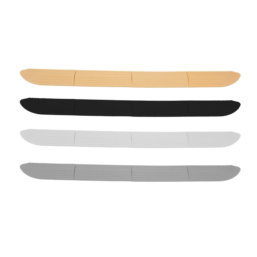 4PCS Sweeper Door Sill Stair Wheelchair Door Sill Assembly Rubber Door Threshold Prot