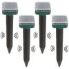 4pcs Solar Snake Repellent, Ultrasonic Outdoor Snake Repeller