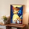 Full Round Diamond Painting Beauty and The Beast Art Rhinestone Picture Mosaic DIY 5D Cross Stitch Embroidery Home Decoration