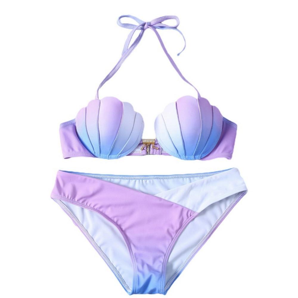 Купальник европейский и американский купальник бикини «русалка» купальник бикини с постепенным изменением формы