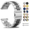 22 мм 20 мм Металлический ремешок для Samsung Galaxy Watch 3 Huawei GT2 Amazfit GTR Браслет из нержавеющей стали Ремешок для 20 мм Samsung Watch 4 Ремешок