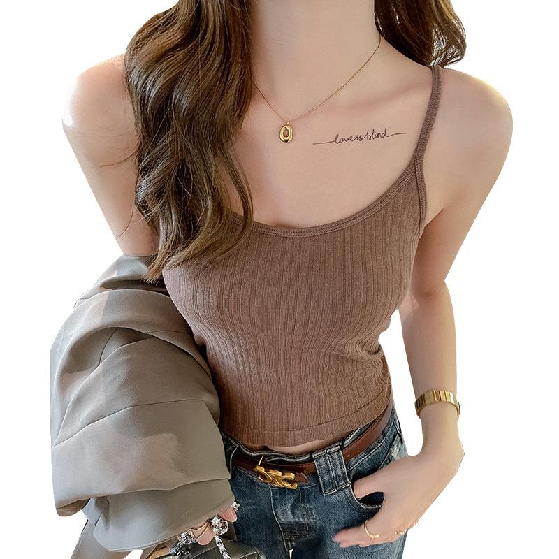 Осенне-зимний белый теплый нижний жилет для женщин с нагрудной подкладкой, одна фиксированная новая облегающая внутренняя блузка