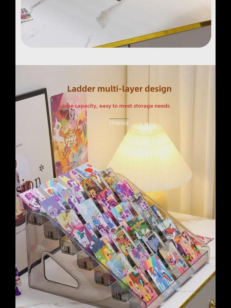 2024 Baji Guzi Ultraman & My Little Pony многослойная стойка для хранения карточек