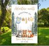 Baby Shower Garden Ag, Welcome Baby Yard Decor, Cute Newborn Celebration Banner for Boy Girl Gender Neutral Party, Outdoor