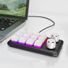 RGB Макроклавиатура Программируемая Горячая Замена DIY Одноручная Механическая Клавиатура Двойной Интерфейс Type-C Ультратонкая Поддержка Windows