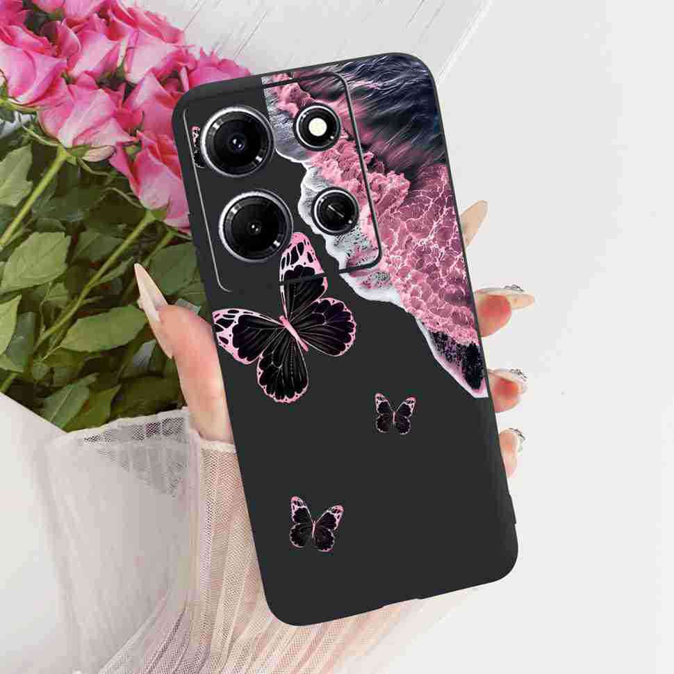 Чехол для телефона Infinix Note 30i X6716 Стильный окрашенный чехол для Infinix Note30i Note 30i Мягкий силиконовый ударопрочный чехол Fundas