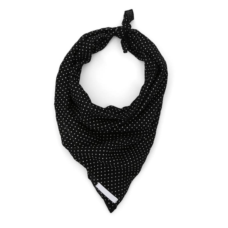 UNDERCONTROL STUDIO BANDANA SCARF / Dot/ BLACK