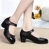Zapatos de mujer женская мода милый круглый носок студенческая школьная удобная обувь женская повседневная обувь для работы в гостинице весна и осень ba04