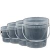 Thickened Plastic Storage Bucket with Lid and Handle