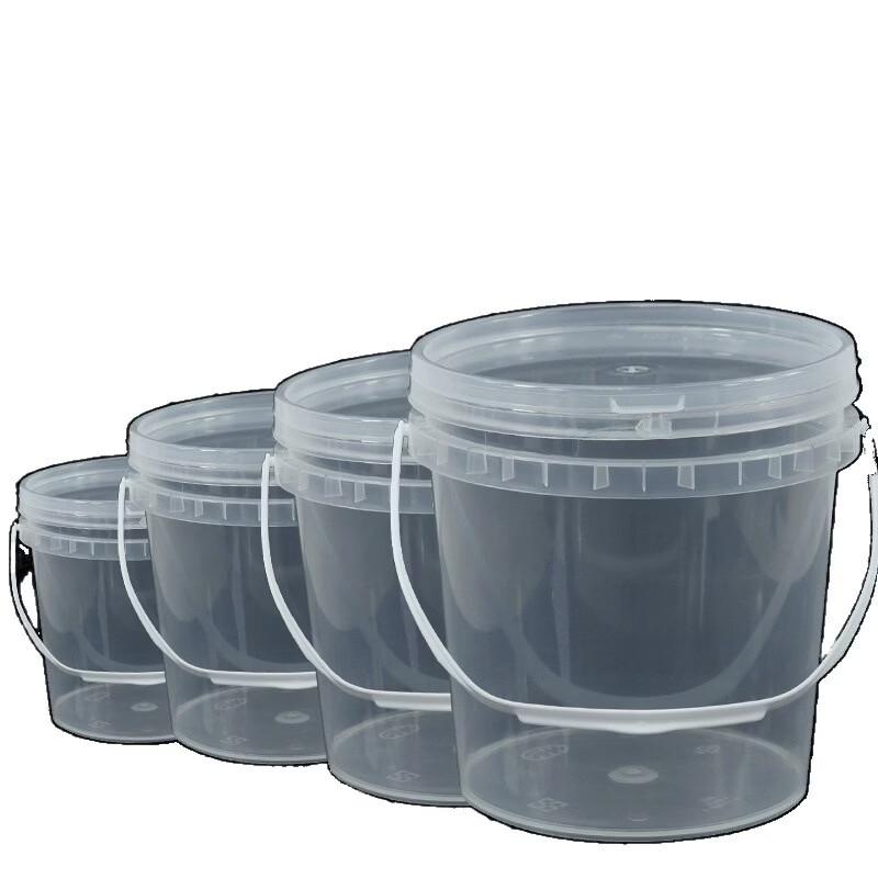 Thickened Plastic Storage Bucket with Lid and Handle