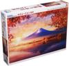 [Made In Japan] Beverly 1000-Piece Jigsaw Puzzle: Mt. Fuji and Lakeside In Autumn Fog (49 X 72 Cm) 51-287