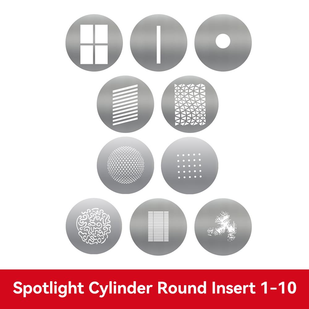 10 шт. графических карт SOONPHO OT1 для оптического конденсатора снот для проекции фона, графическая DIY шторка для фото для светодиодных вспышек Godox