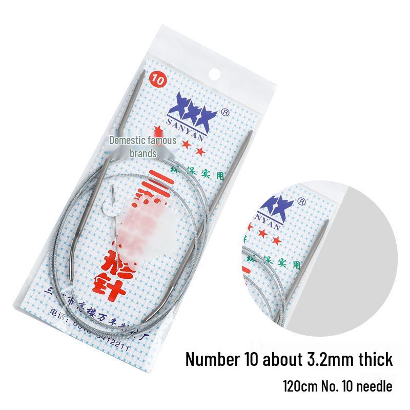 Набор circular knitting and crochet needles Sanyan из нержавеющей стали
