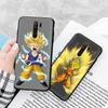 Черный чехол для Xiaomi Redmi 13C Note 9 iPhone XR 7 8 14 15 11 12 13 X XS Pro Max Samsung A25 S23 S24 FE Ultra Plus Dragon Ball Z
