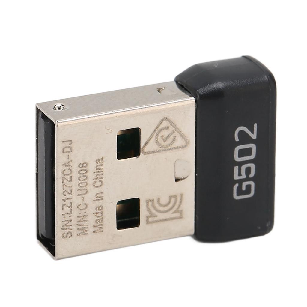USB Receiver 2.4GHz Wireless Stable Signal Small Portable ABS Metal Mouse Adapter for G502 Mouse