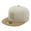 New Era cap 59FIFTY 14666274 NER34C2456 MLB New York Yankees NY White White Beige 7 ONSPOTZ Custom Made Hat Gokyu Fifty Unisex Summer Sunscreen UV
