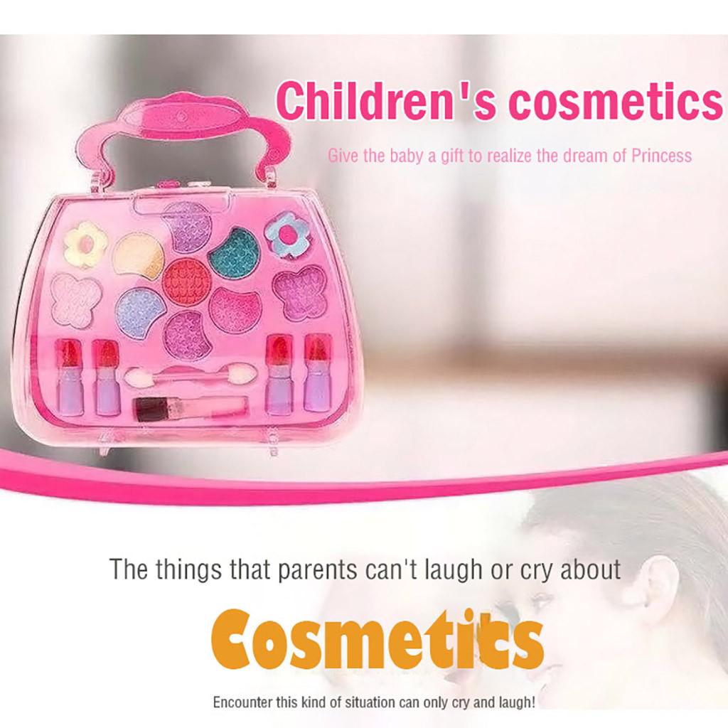 Pretend Play Cosmetic Makeup Toy Set Kit for Little Girls Kids Beauty Toys