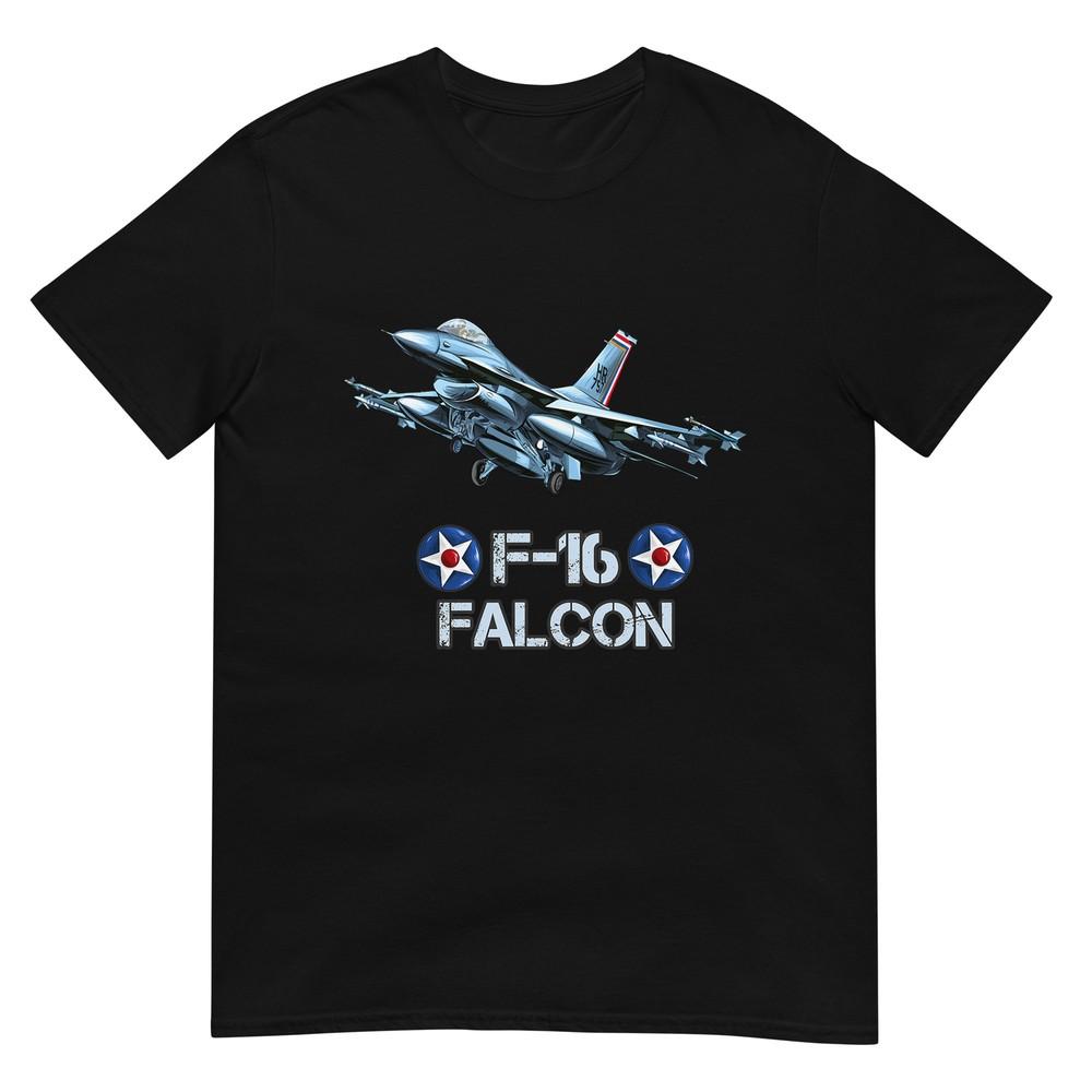 Американский военный самолет истребитель F16 Falcon реактивный футболка