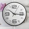 8 Inch Fashion Large Digital Wall Mounted Clock Silent and Accurate Wall Clock Suitable for Study Bedroom Living Room