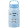 Insulated Stainless Steel Mug Bottle, 350ml, with Screw Handle, Sanrio Cinnamoroll Watercolor Cosmetics, STSC4