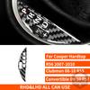 For Mini Cooper R56 R55 R57 2007-2010 Real Carbon Fiber Sticker Radio Control Shift Lift Panel Car ide Decorative Accessories