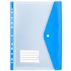 6 pcs Plastic Binder Pocket Clear Punched Pockets New Binder Folders  Office