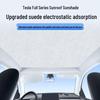 Козырек-тент от солнца для Tesla Model Y/3 S/X - Замшевый электростатический солнцезащитный