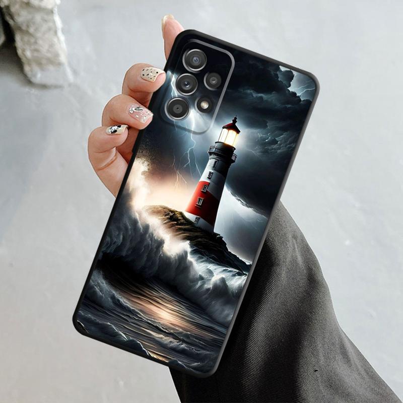Красивый чехол для телефона с маяком для iPhone Samsung Galaxy Redmi Xiaomi Oppo OnePlus Note SA 7 8 9 10 11 12 13 14 20 21 22 23 53 54 Pro Max Plus Ultra