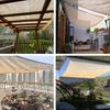 Shade Cloth Anti-UV Breathable Waterproof Non-fading Cooling Heat-resistant Privacy Protection Garden Plants Cove Sun Shelter Patio Supply