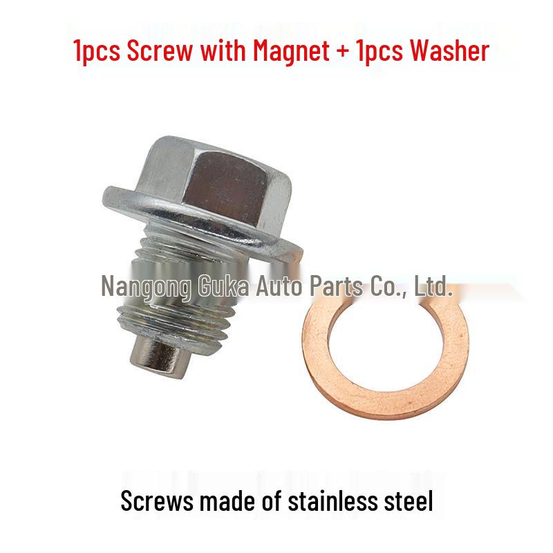 Магнитная пробка сливного отверстия масла M14 x 1.5 для Honda, Ford, Hyundai, Mazda - Сильный магнитный болт поддона картера