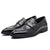 Foreign Trade 2025 New Men's Business Leather Shoes Outsole Purely Handmade Sleeve One Pedal Love