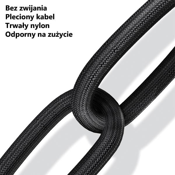 Kabel Lightning USAMS U33 1,2m Szybkie ładowanie Niebieski