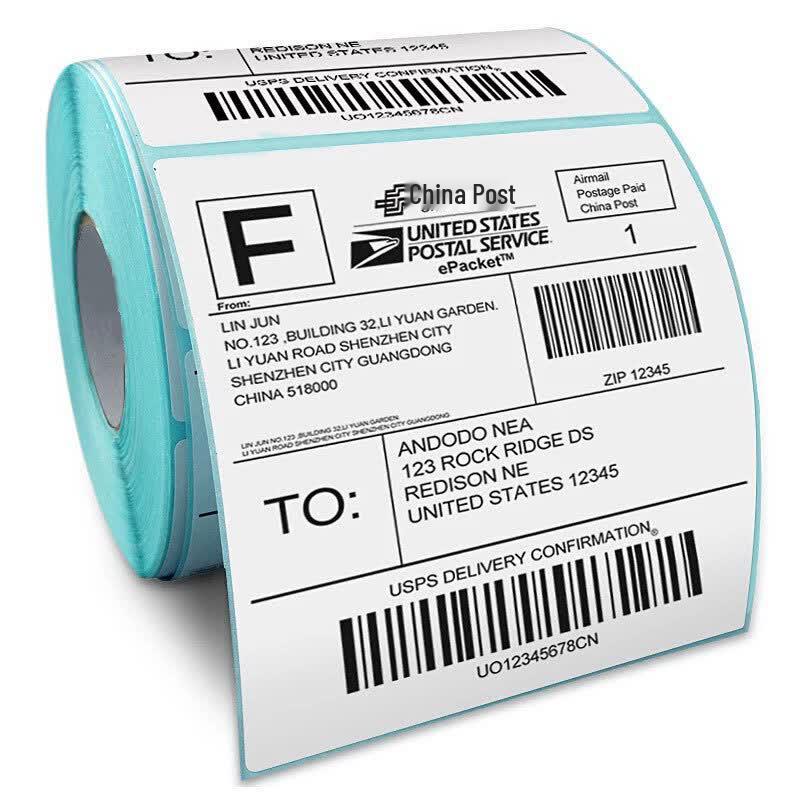 Bingyu Thermal Waybill Barcode Sticker Paper