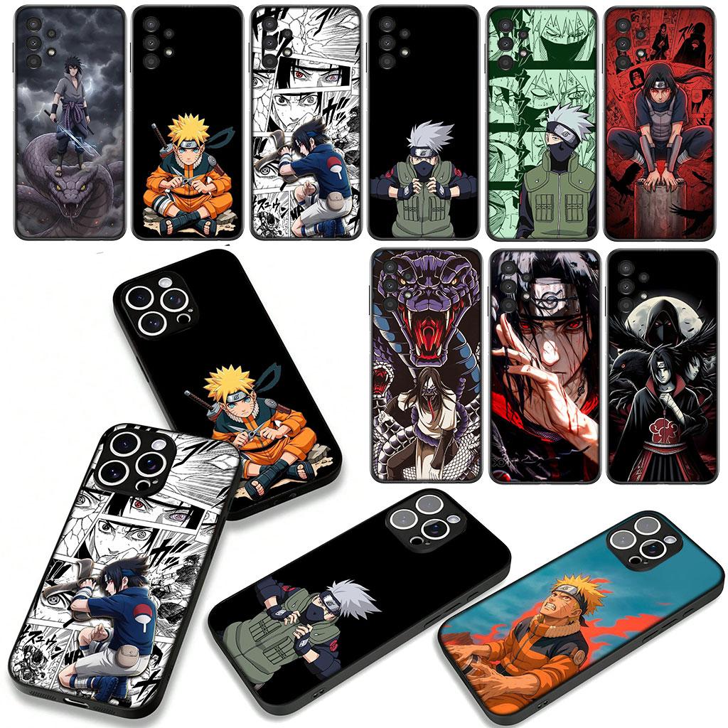 Itachi Akatsuki Sasuke Kakashi Narutos Case for Samsung Galaxy A36 A17 A26 A07 A35 A54 A53 A13 A33 A34 S8 S9 S20 S21 FE S10 Plus