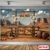 2D Фон Западной Пустыни, Фон «Добро пожаловать на Дикий Запад»