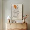 Женщина Мужчина Лицо Линия Плакат Абстрактная Картина на Холсте Современное Настенное Искусство Принт Фотографии для Гостиной Интерьер Домашнее Украшение