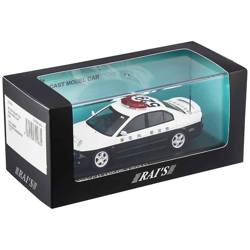 RAI'S 1/43 Mitsubishi Galant VR-4 (EC5A) Автомобиль Дорожно-патрульной службы Полицейского управления префектуры Канагава 2002 года (529) Готовая модель