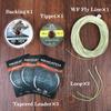 Maxcatch WF Fly Line 100ft Teal Moss Green Combo Moss Yellow, Orange, Blue, (2эт, 3эт, 4эт, 5эт, 6эт, 7эт, 8эт) (Линия Грин, WF4F)