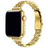 Ремешок из нержавеющей стали для Apple Watch Ultra 2 Ремешок 49 мм 42 мм 44 мм Металлический браслет iWatch Series 9 8 7 6 SE 5 4 3 Женский 45 мм 41 мм