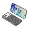 For iPhone 17 Pro Case Sparkly Powder Glitter Shiny Soft TPU+Hard PC Back Cover