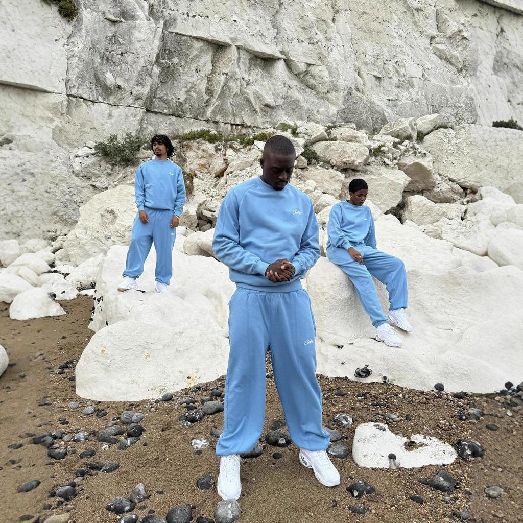 Corteiz Unisex Casual Long Sleeve Round Neck Hoodie with Embroidered Logo