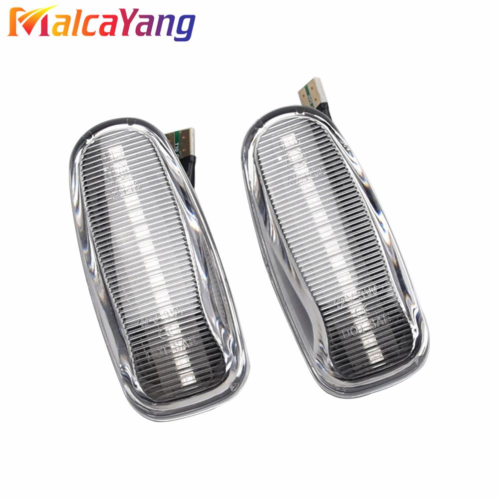2Pcs/lot Dynamic Side Marker Turn Signal Indicator Light Sequential Blinker For Dodge Sprinter 2003-2006 Volkswagen Lt 1996-2005Turn Signal 2