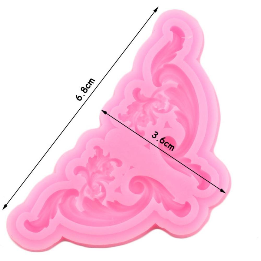 Sugarcraft цветок рельеф силиконовые формы торт границы формы для помадки инструменты для украшения торта полимерная глина формы для шоколадной мастики