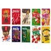 Okashi no March Pocky и Pretz едят сравнение наборов типов в (6 типов) (4 типа) (10 всего)