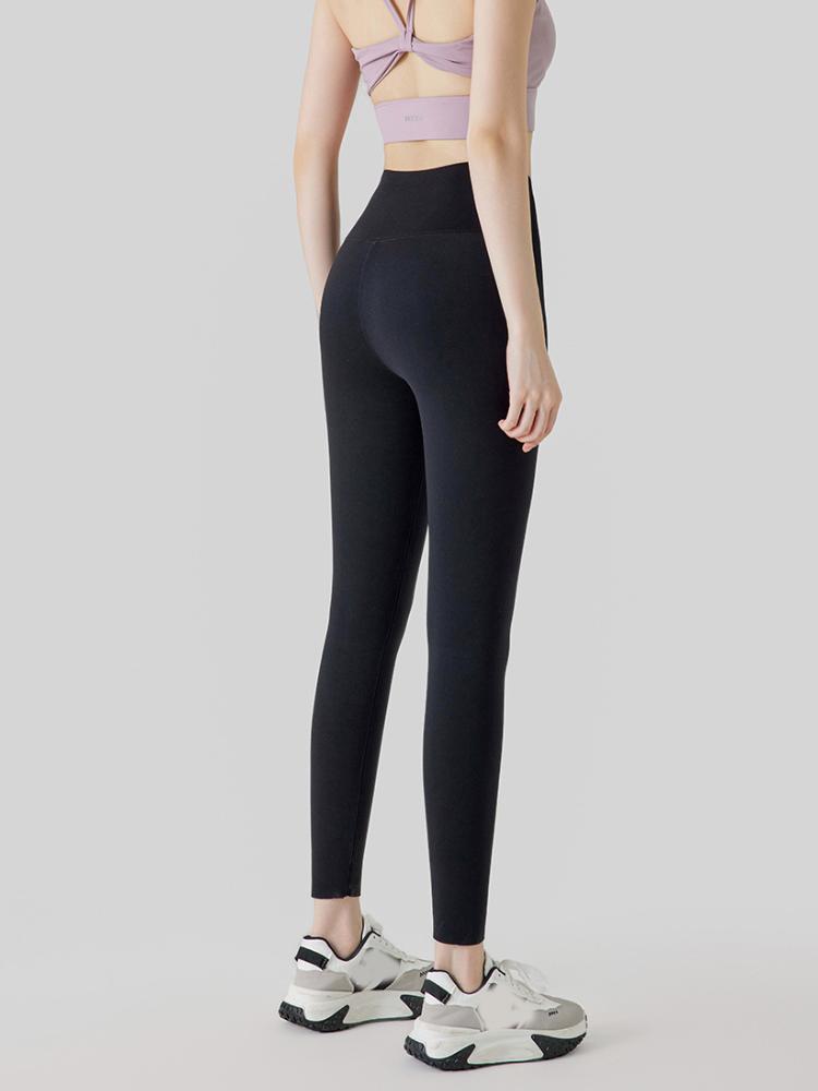 Autumn Winter Alpaca Velvet Shark Leggings Women Thick Warm Leggings High Waist Seamless Slim-Fit Thermal Pants