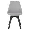 MARK chair - gray / black legs x 4